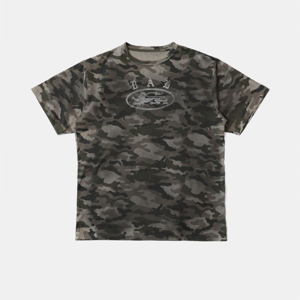  Áo Thun [Unisex] Badblood - [w-tee25-043] Crack Print T-shirt White 