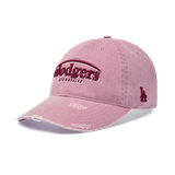  Nón MLB Korea - [Unisex] Vintage Damaged Curve Logo Unstructured Ball Cap - 3ACPV106N 