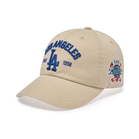 Nón MLB Korea - [Unisex] Vintage Cooperstown Patch Unstructured Ball Cap LA Dodgers - 3ACPB105N-07BGS