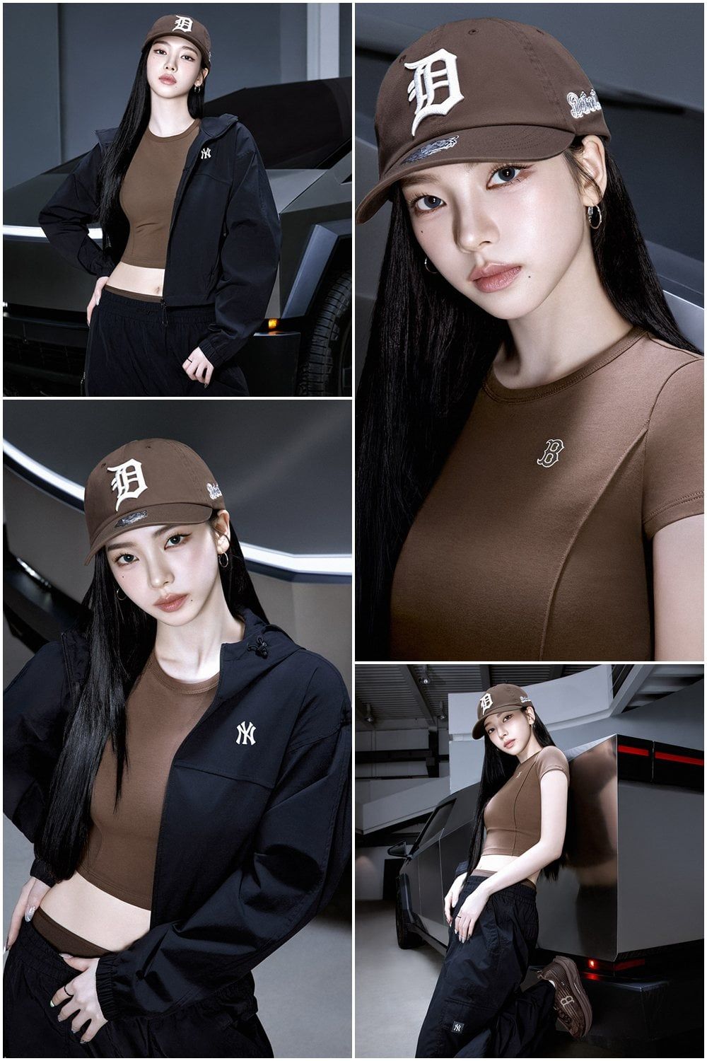  Nón MLB Korea - Signature Unstructured - 3ACPB245N-46BRN 