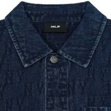  Áo Sơ Mi Jean MLB [Unisex] - Classic Monogram Gradient Jacquard Denim Shirt NY Yankees - 3ADRM0751-50NYD 