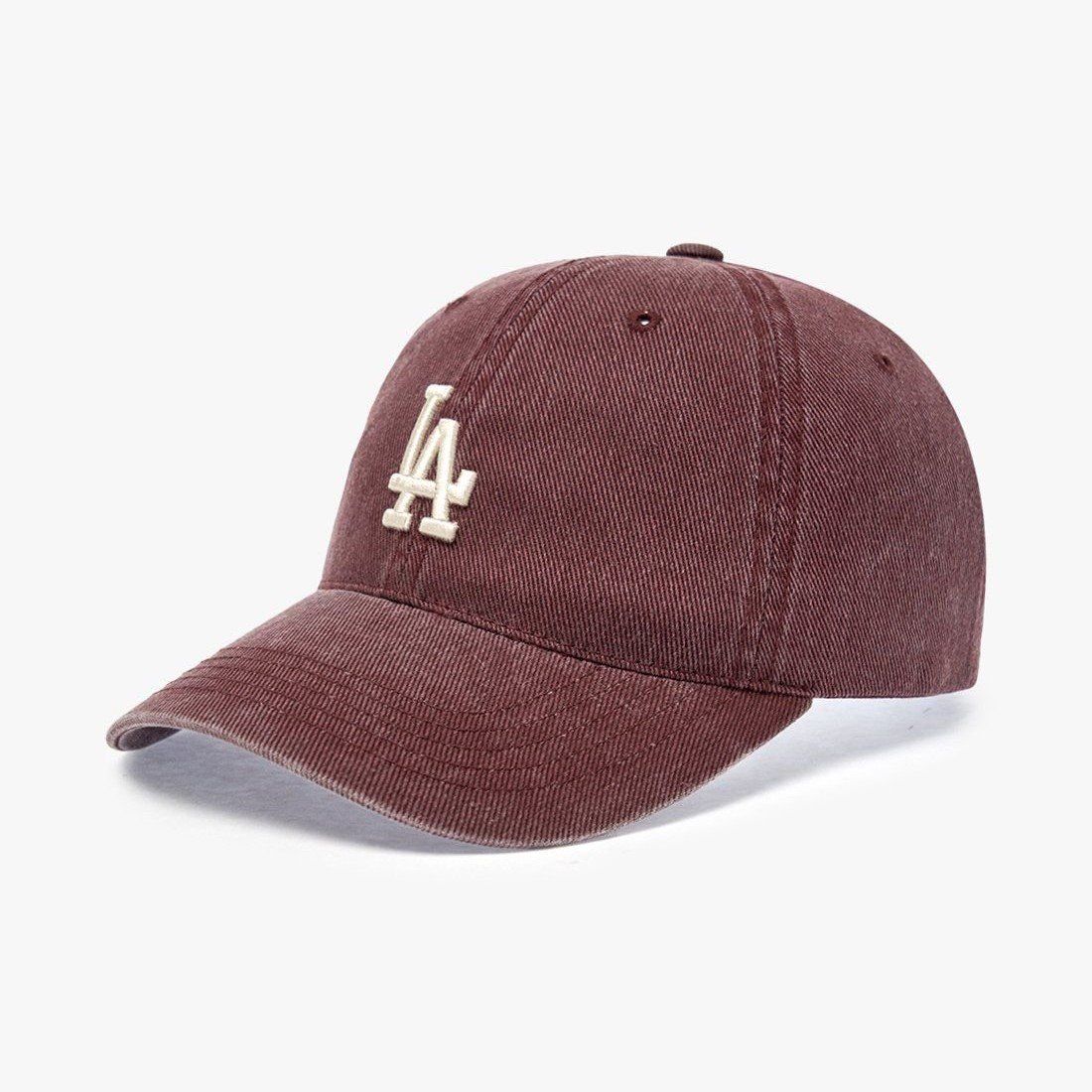  Nón MLB Basic Washed Unstructured Ball Cap LA Wine 3ACPVV14N-07WID 