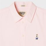  Áo Sơ Mi WHOAU [Unisex] - Steve Loose Fit Short Sleeve Shirts Pink - WHYAG2511F 