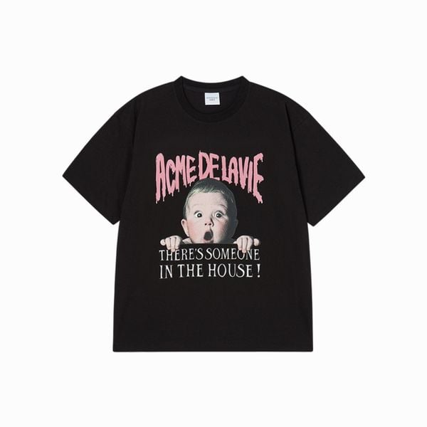 Áo thun [Unisex] ADLV - Acmédelavie Baby Face Scream Boy Halloween Black