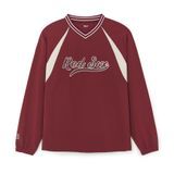  Áo Sweater MLB Korea - Varsity Sportive Curlsive Woven Boston Red Sox - 3AMTV1254-43WIS 