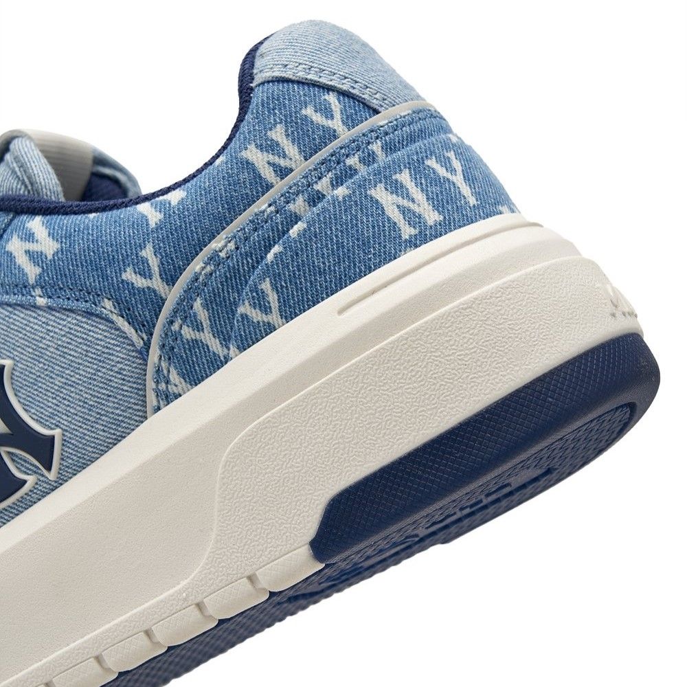  Giày MLB Korea Chunky Liner Denim Classic Mono NY Yankees - 3ASXCDC4N-50BLS 