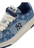  Giày MLB Korea Chunky Liner Denim Classic Mono NY Yankees - 3ASXCDC4N-50BLS 