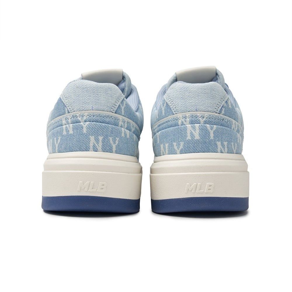  Giày MLB Korea Chunky Liner Denim Classic Mono New York Yankees Skyblue - 3ASXCDC4N-50SBS 