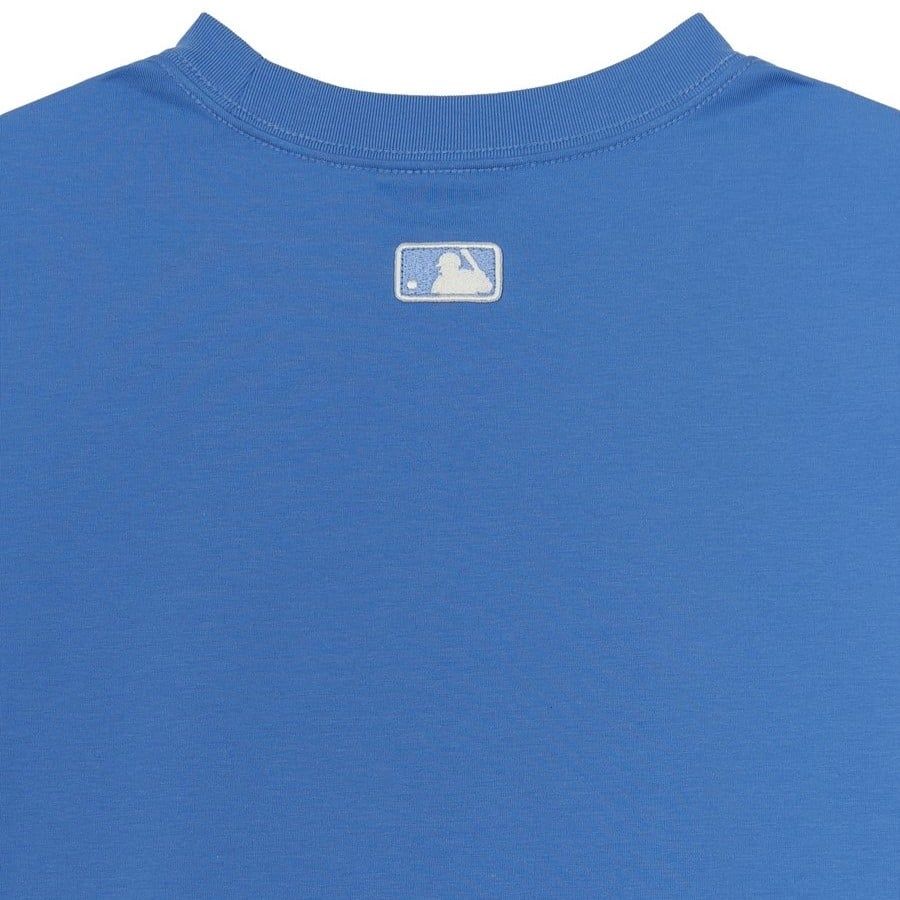  Áo thun MLB [Unisex] Summer Letter Graphics Over Fit T Shirts LA Dodgers - 3ATSX0553-07BLM 