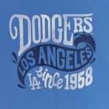  Áo thun MLB [Unisex] Summer Letter Graphics Over Fit T Shirts LA Dodgers - 3ATSX0553-07BLM 