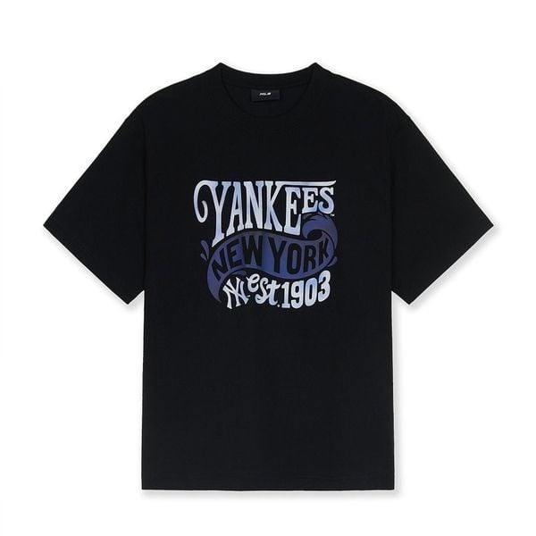 Áo thun MLB [Unisex] Summer Letter Graphics Over Fit T Shirts LA Dodgers - 3ATSX0553-07BLM