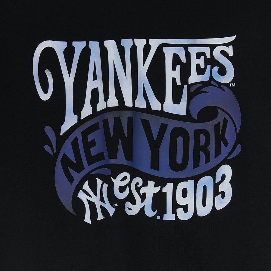  Áo thun MLB [Unisex] Summer Letter Graphics Over Fit T Shirts LA Dodgers - 3ATSX0553-07BLM 