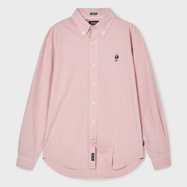 Áo Sơ Mi WHOAU [Unisex] - Steve Oxford Shirt Red - WHYWF2311U