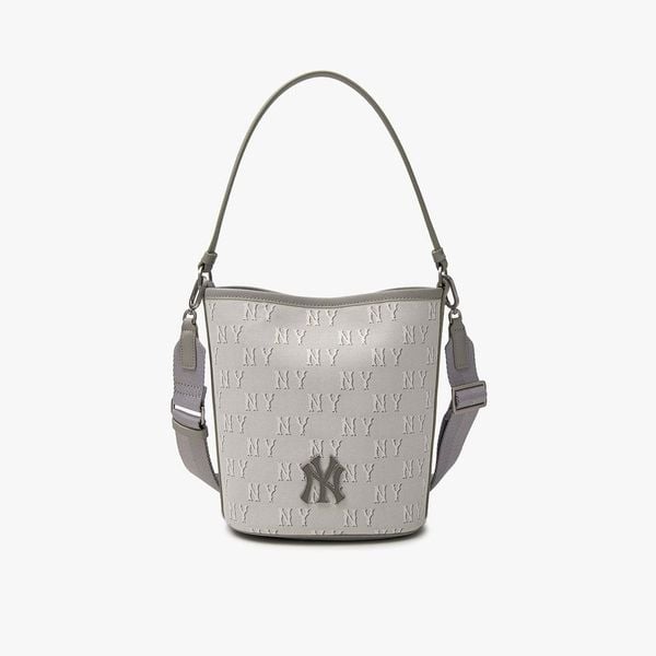 Túi Xách MLB - Monogram Jacquard Bucket Bag New York Yankees - 3ABML024N-50CGL