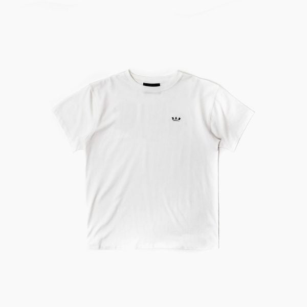 Áo Thun [Unisex] Badblood - [w-tee25-087] BAD Mini Logo T-Shirt White
