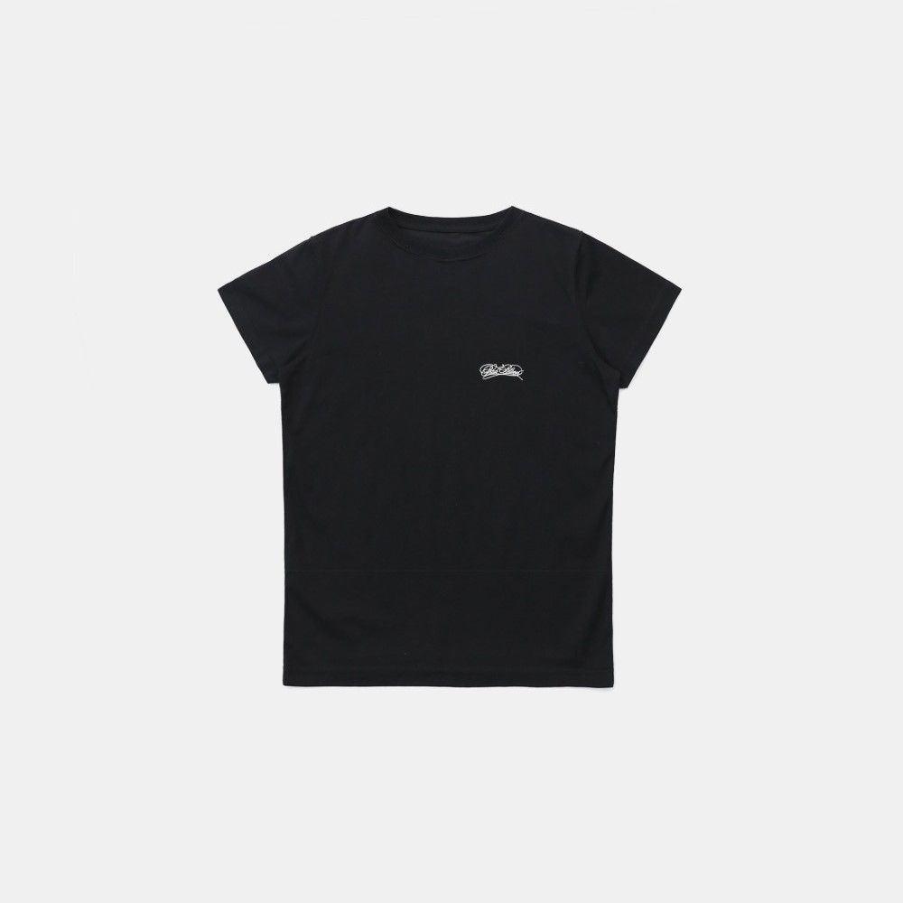  Áo Thun [Unisex] Badblood - [w-tee25-035] Dark Classic Logo T-Shirt Black 