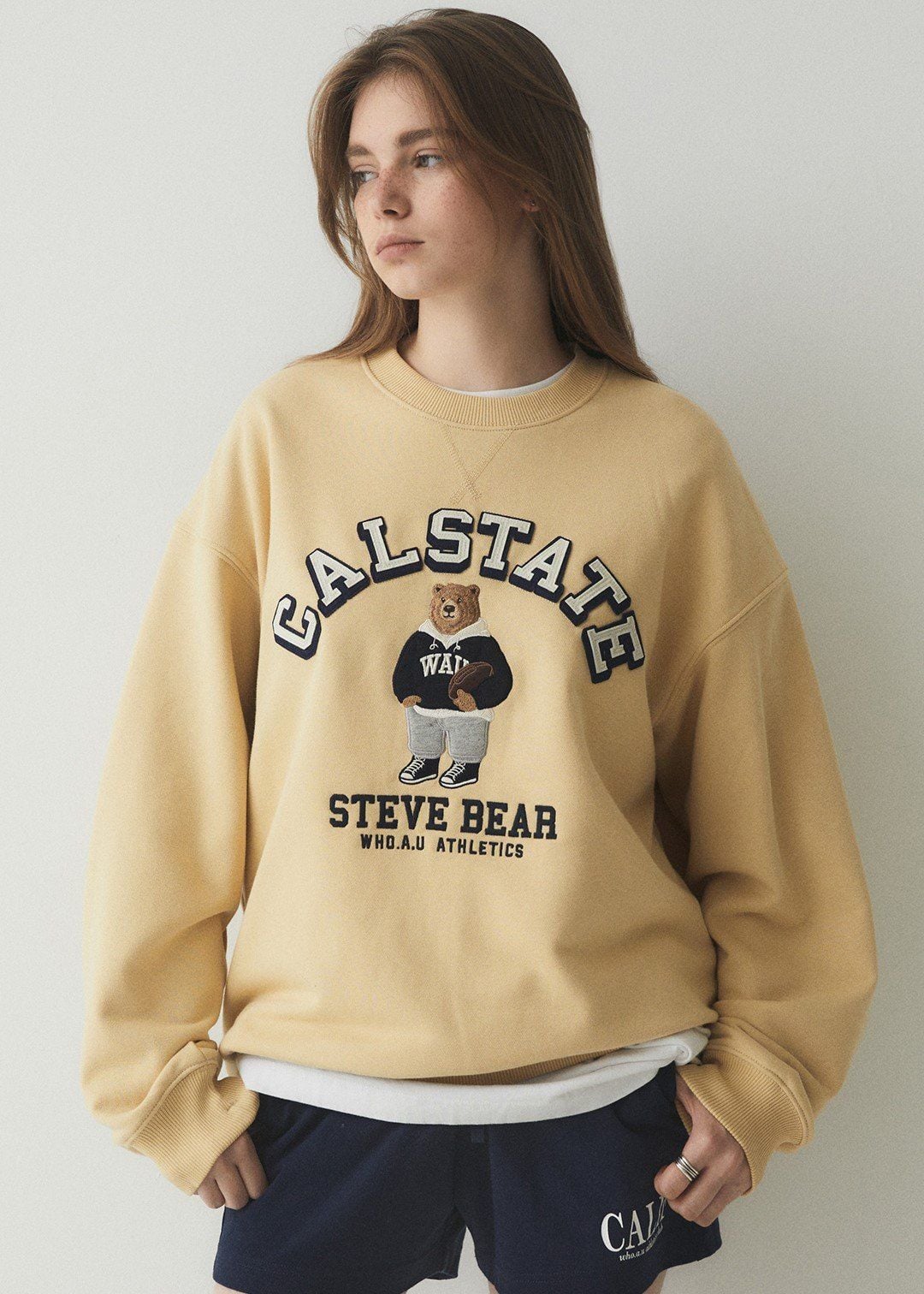  Áo Sweater WHOAU [Unisex] - Steve Patch Sweatshirt - WHMWE3923U 