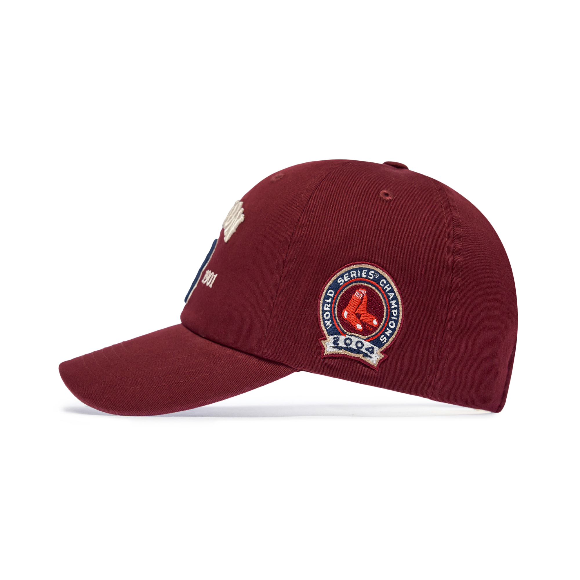  Nón MLB Korea - [Unisex] Vintage Cooperstown Patch Unstructured Ball Cap Boston Red Sox - 3ACPB105N-43WID 