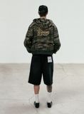  Áo Khoác [Unisex] Badblood - [w-hde24-027] Camo Hooded ZipUp Military 