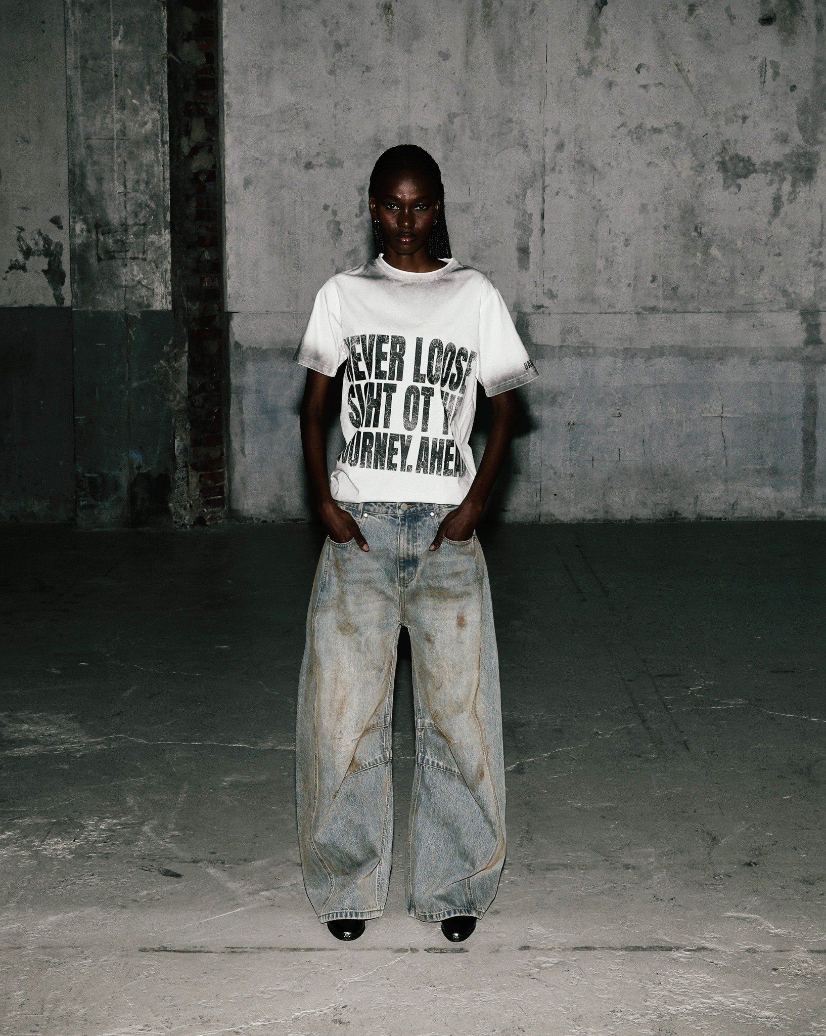  Áo Thun [Unisex] Badblood - [w-tee25-072] JOURNEY T-Shirt Dusty White 