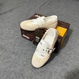  Giày Jeep Mary Jane - [Nữ] Vintage Suede White - P661W13404 