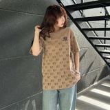  Áo Thun New Era - [Unisex] Monogram NY Yankees Brown 