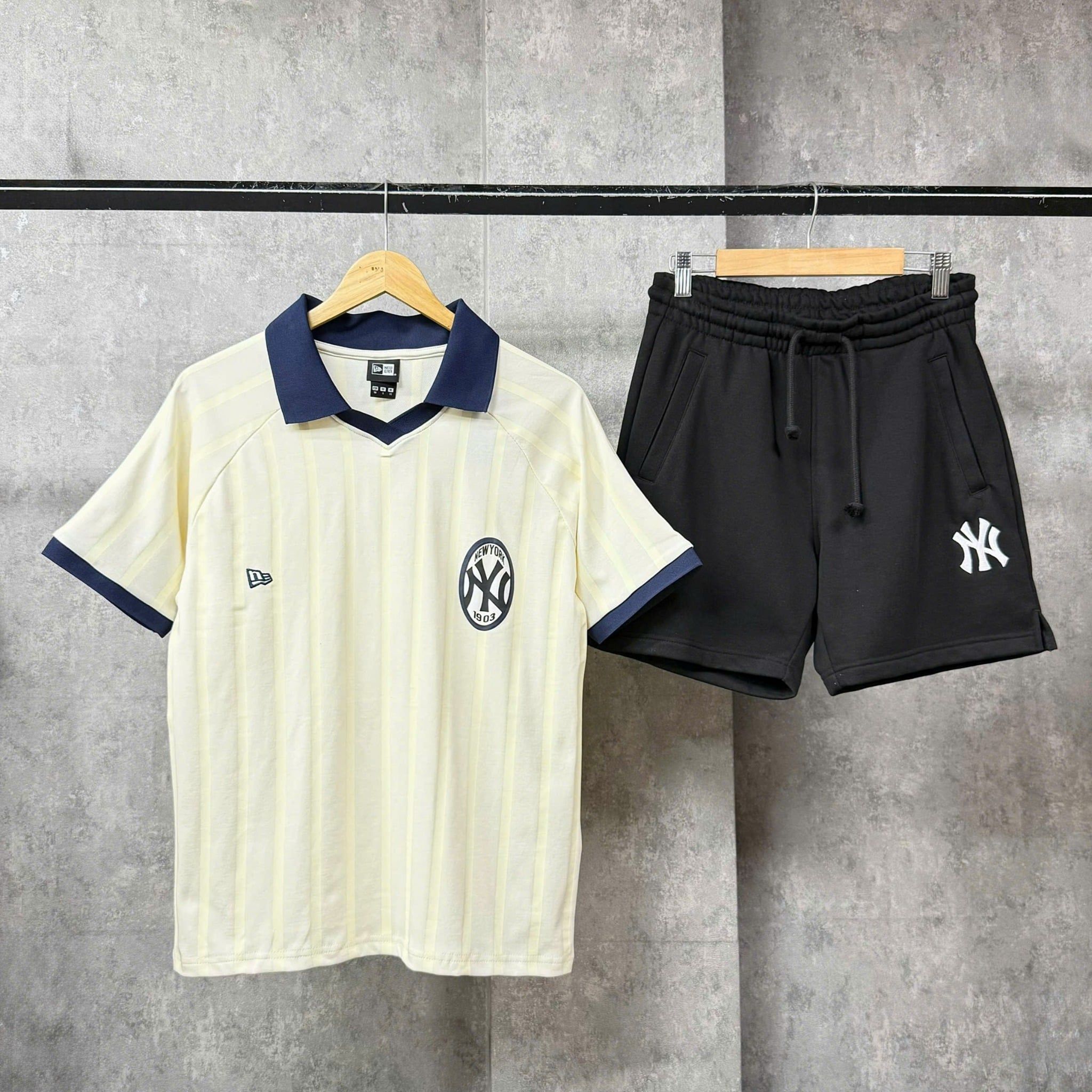  Áo Thun Polo New Era - [Unisex] NY Jersey 72 Navy/Beige 