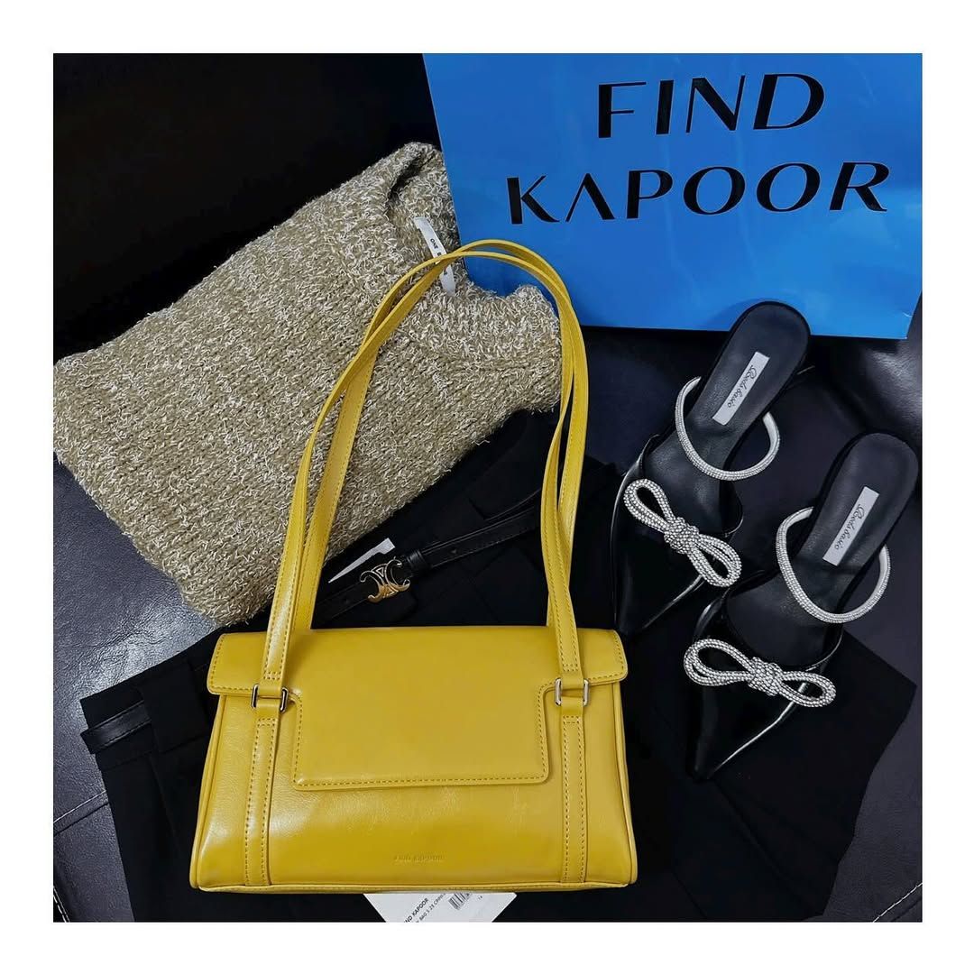  Túi Xách FindKapoor Korea - Marty Bag 33 Crinked Yellow 