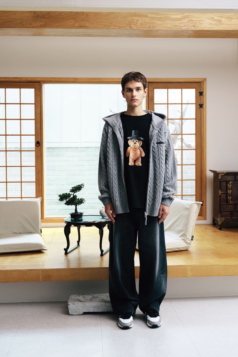  Áo thun [Unisex] ADLV - Acmédelavie GAT AC Bear Black 