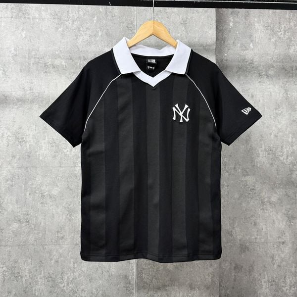 Áo Polo New Era - [Unisex] NY Yankees Jersey Stripe Black - 18978563