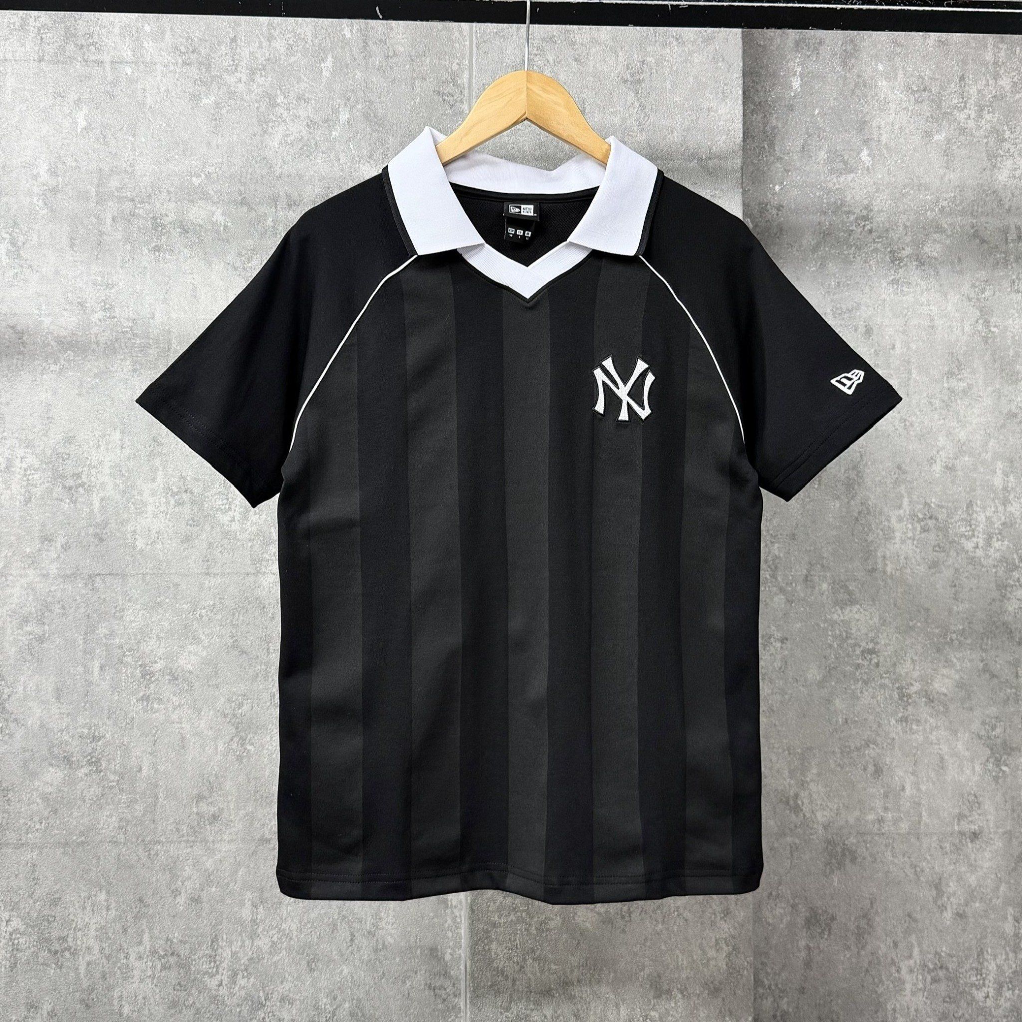  Áo Polo New Era - [Unisex] NY Yankees Jersey Stripe Black - 18978563 