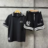  Áo Thun Polo New Era - [Unisex] NY Yankees Basic Logo Polo - Black 