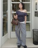  Túi Xách FindKapoor Korea - Market Bag 37 Dark Brown 