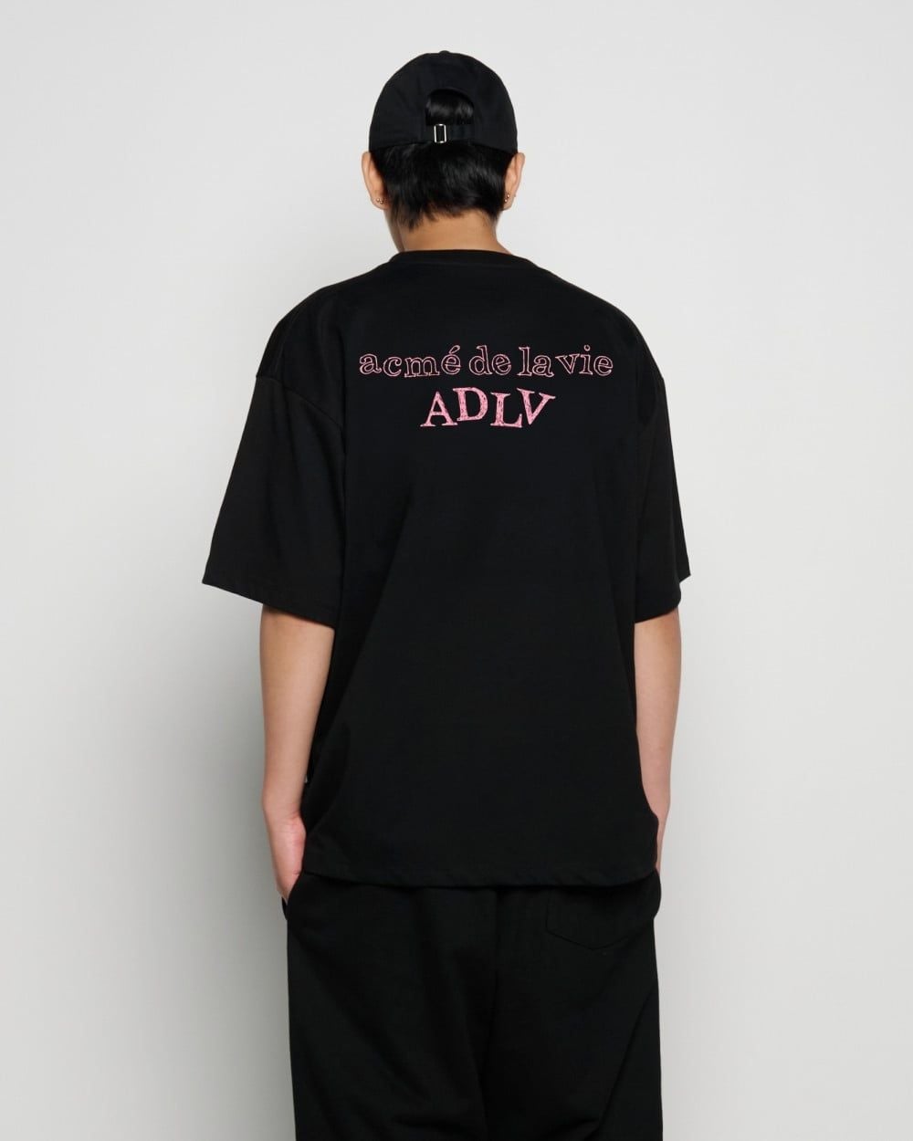  Áo thun ADLV [Unisex] - Acmédelavie Shake Basic Logo Black 