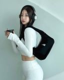  Túi Xách MLB Korea - Basic Luxle Leisure Hobo Bag LA Dodgers Black - 3ABQS044N-07BKS 