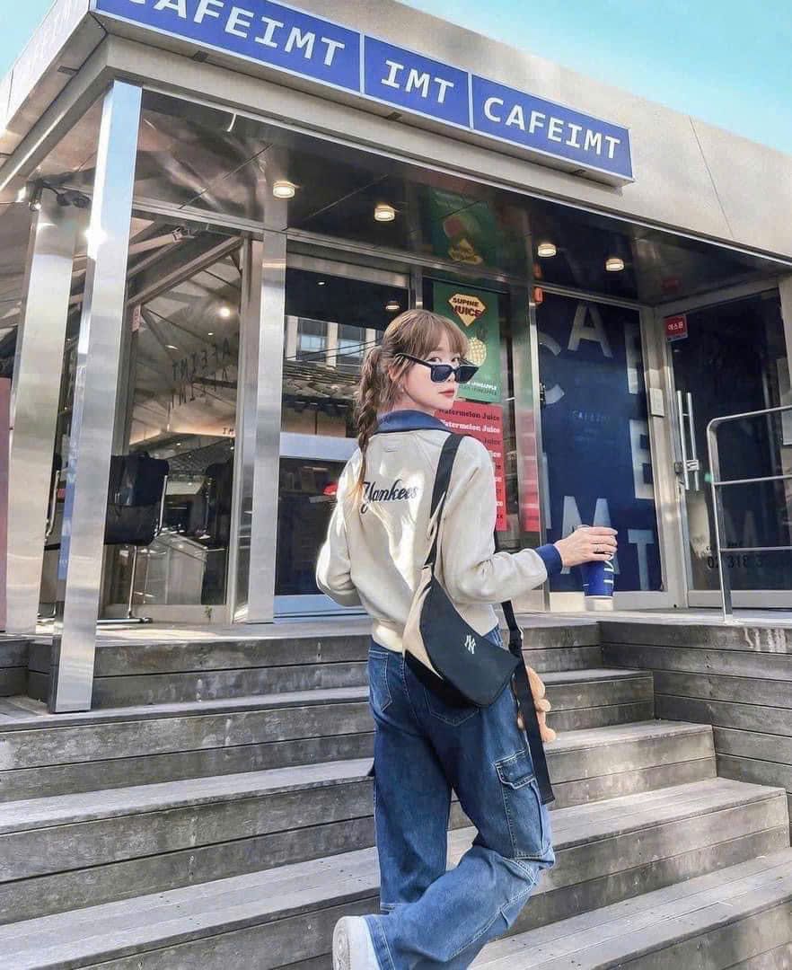  Áo Polo Dài Tay MLB Korea - Varsity Sportive New York Yankees - 3FMTV1244-50CRD 