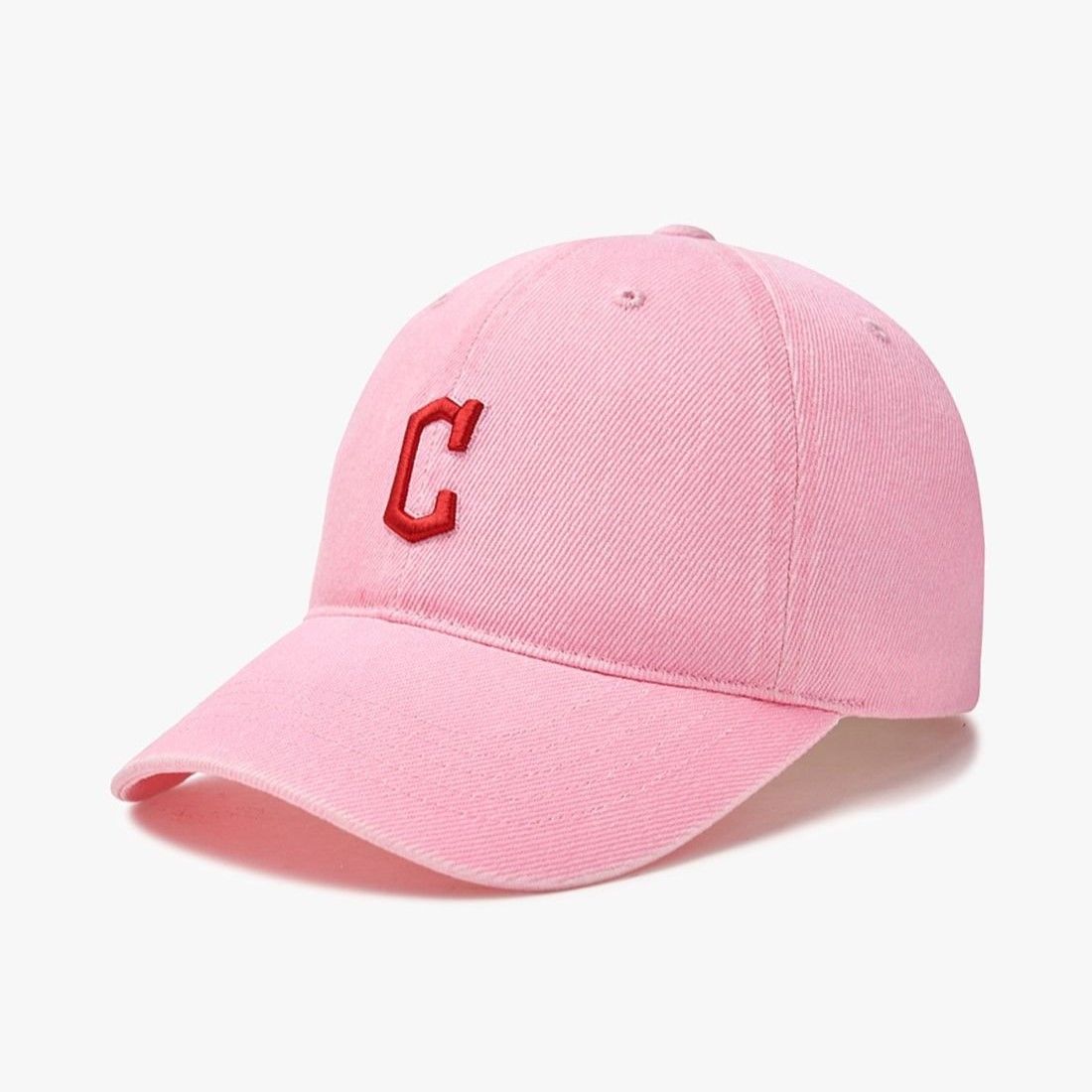  Nón MLB Basic Washed Unstructured Ball Cap Cleveland Guardians Pink - 3ACPVV14N-45PKM 