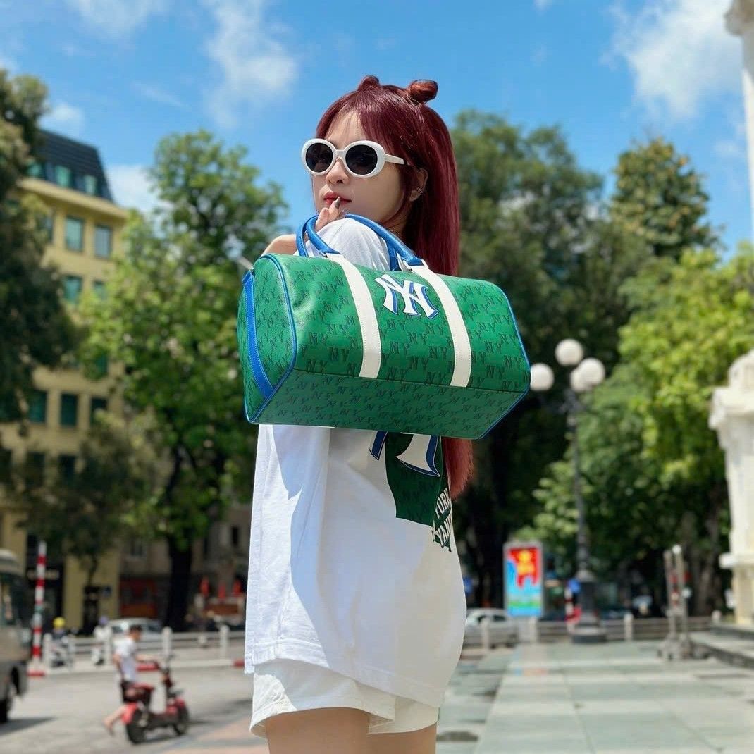  Túi MLB Korea - MONOTIVE COATED CANVAS RICH NEW YORK YANKEES - 3ABWM013N-50GNM 