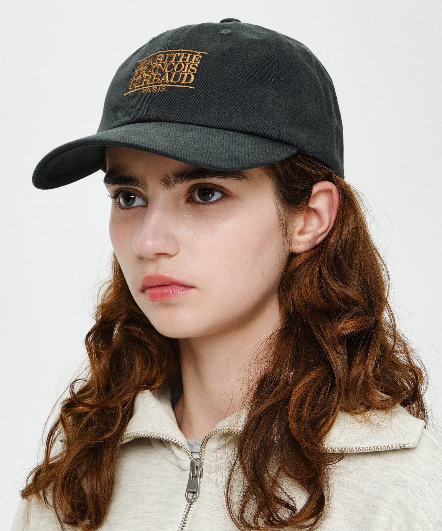  Nón Marithe & Francois Girbaud - Classic Small Logo Cap Charcoal 