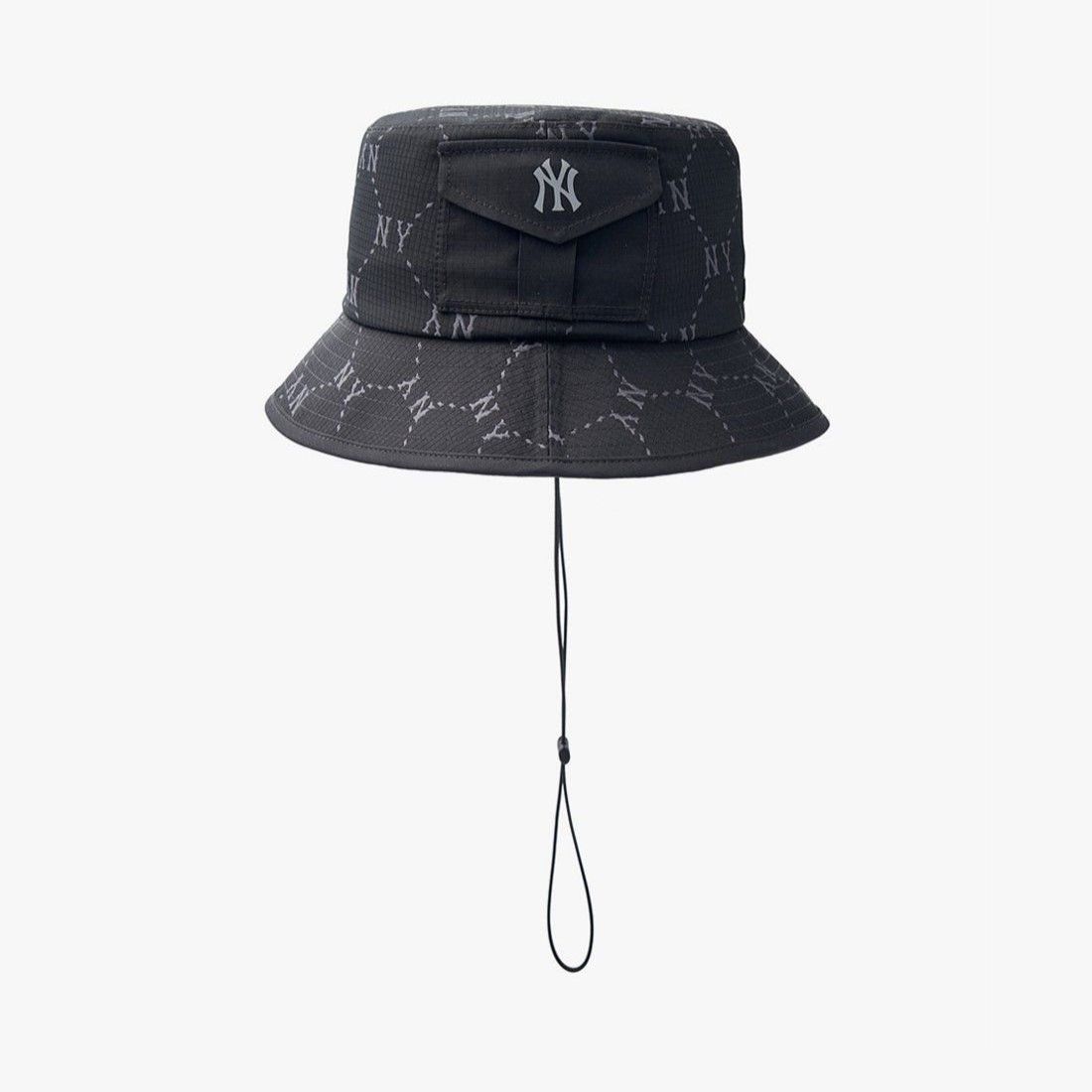  Nón Bucket MLB - [Unisex] Diamond Monogram Sporty Safari - 3AHTM015N-50BKS 