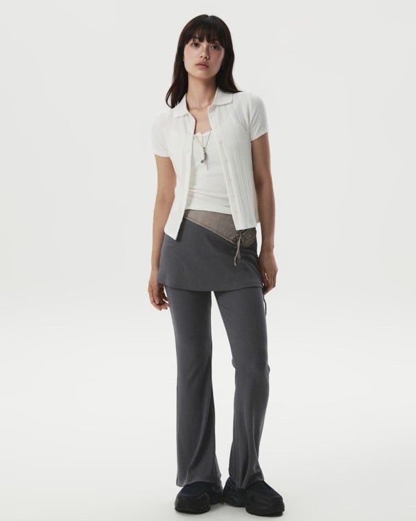  Set Polo Whoau [Nữ] Summer Eyelet Jacquard - WHAAG2551F / WHTMG2551F 