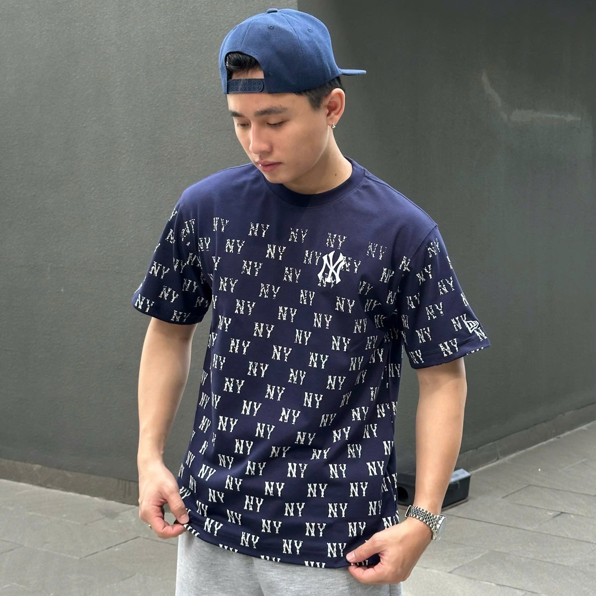  Áo Thun New Era - [Unisex] Monogram NY Yankees 