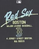  Áo thun MLB [Unisex] Basic Color Letter Megaover Boston - 3ATSB0653-43CGS 