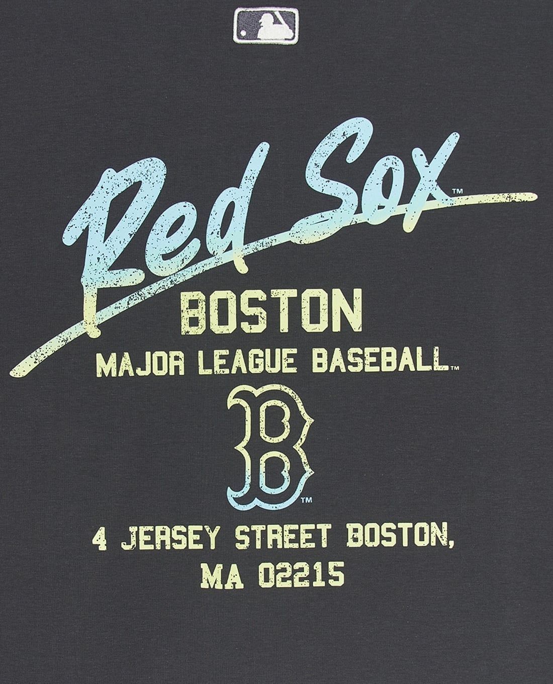  Áo thun MLB [Unisex] Basic Color Letter Megaover Boston - 3ATSB0653-43CGS 