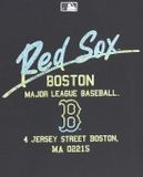  Áo thun MLB [Unisex] Basic Color Letter Megaover Boston - 3ATSB0653-43CGS 