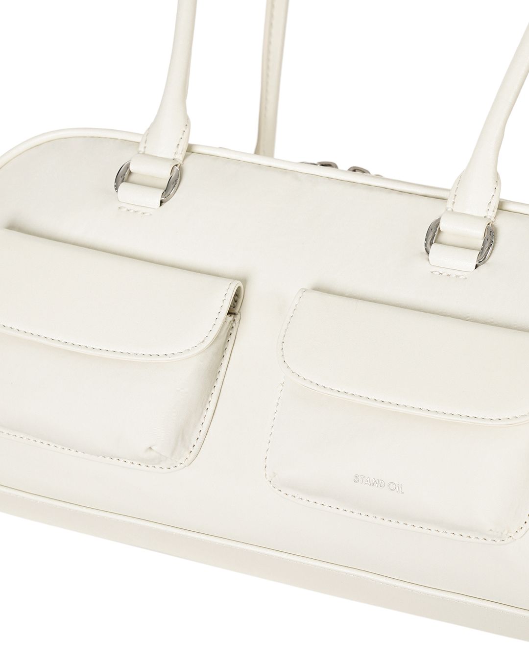  Túi Xách Stand Oil - Chubby Bag Nylon Cream 