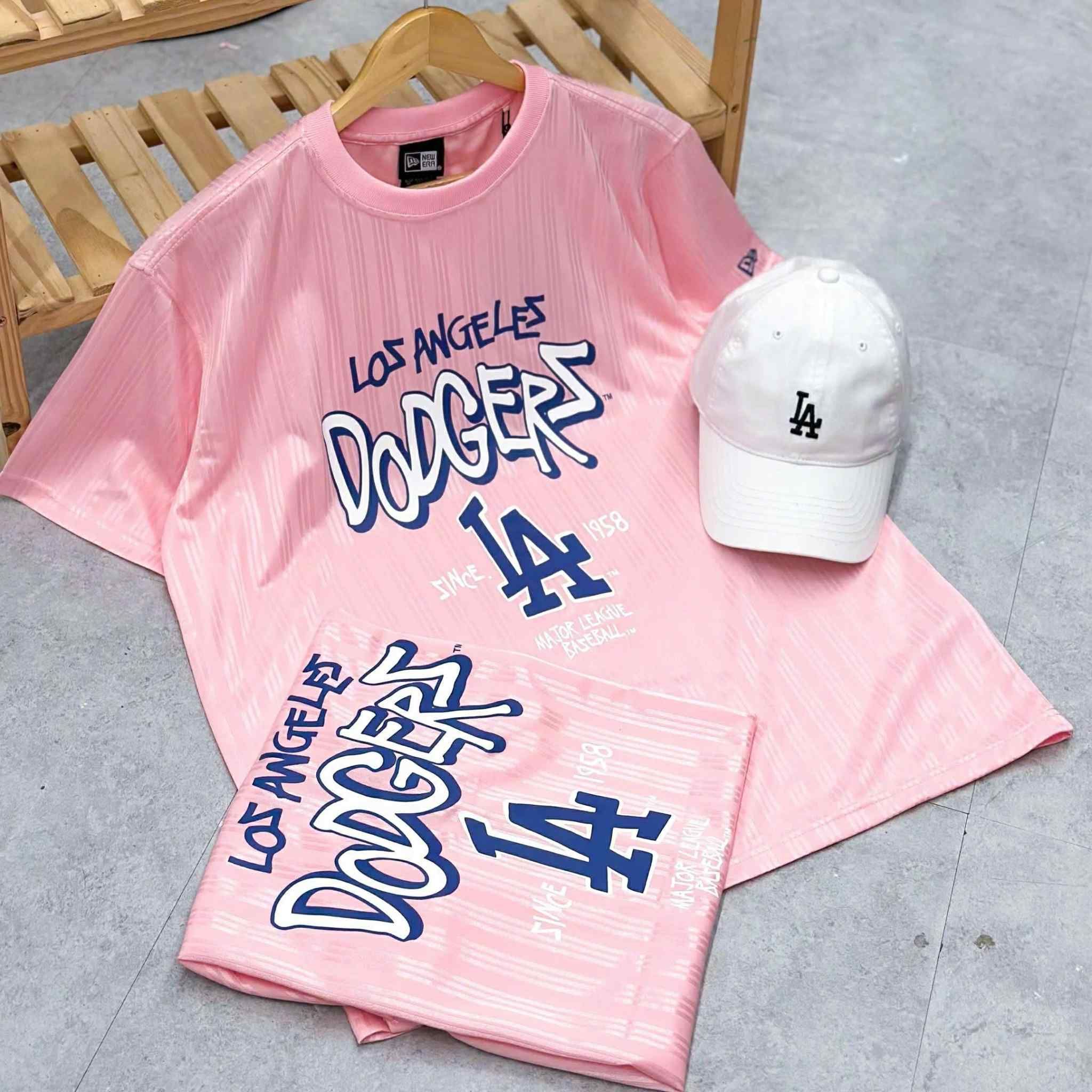  Áo Thun New Era - [Unisex] NY Yankees Jersey Stripe Pink - 15488910 