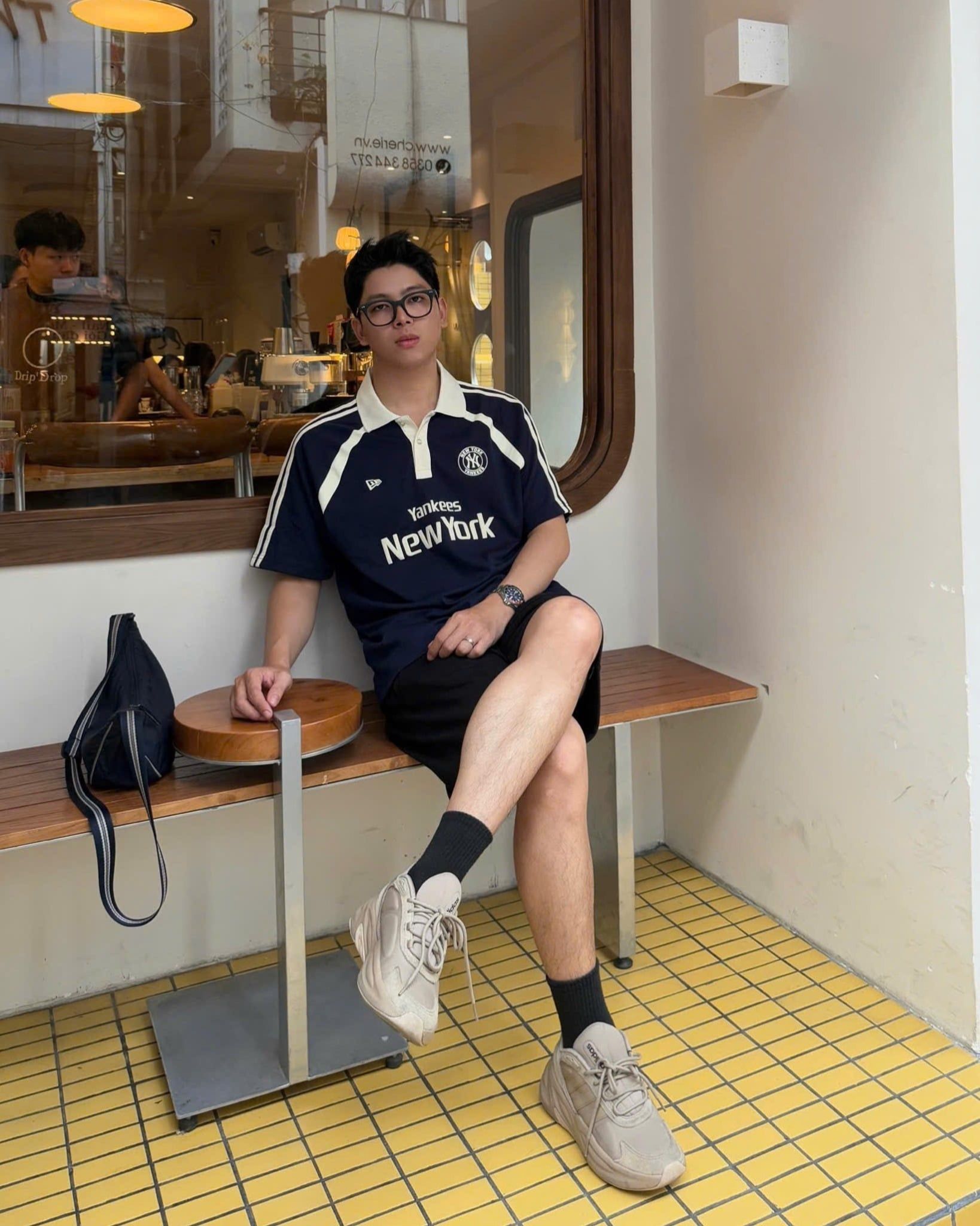  Áo Thun Polo New Era - [Unisex] NY Line Navy 