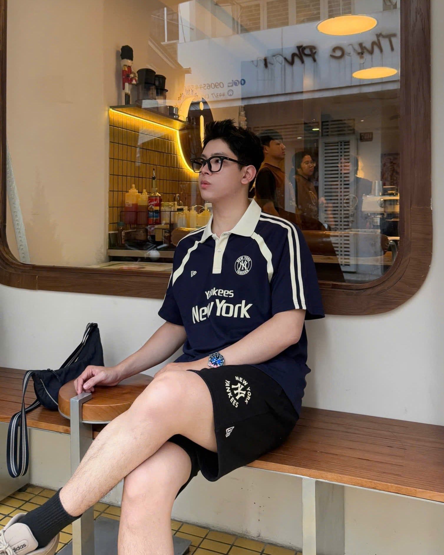  Áo Thun Polo New Era - [Unisex] NY Line Navy 