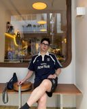  Áo Thun Polo New Era - [Unisex] NY Line Navy 